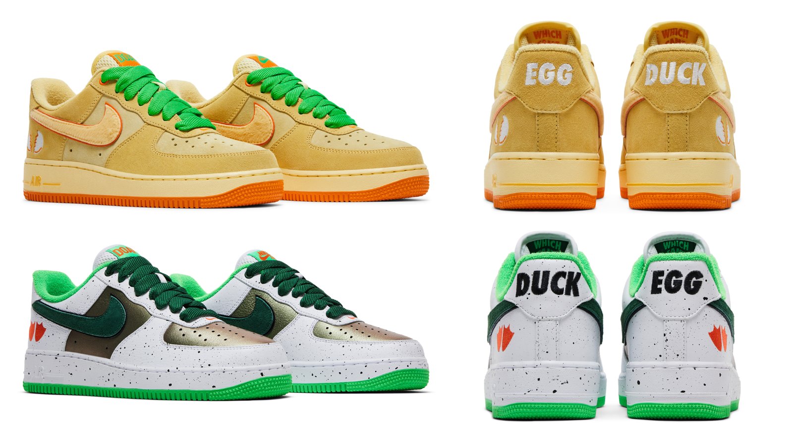 Ducks of a Feather has a Duck and Egg-Themed Oregon Ducks Nike Air Force 1 Collab