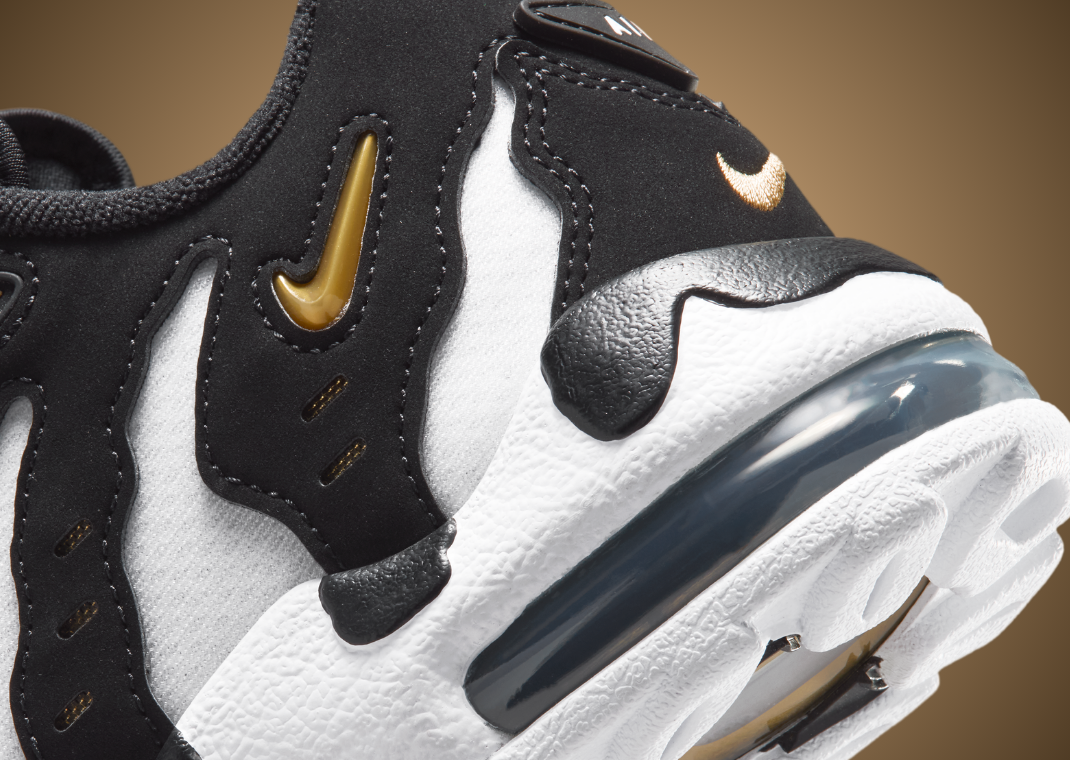 Nike DT Max '96 Black Metallic Gold - Heel Detail