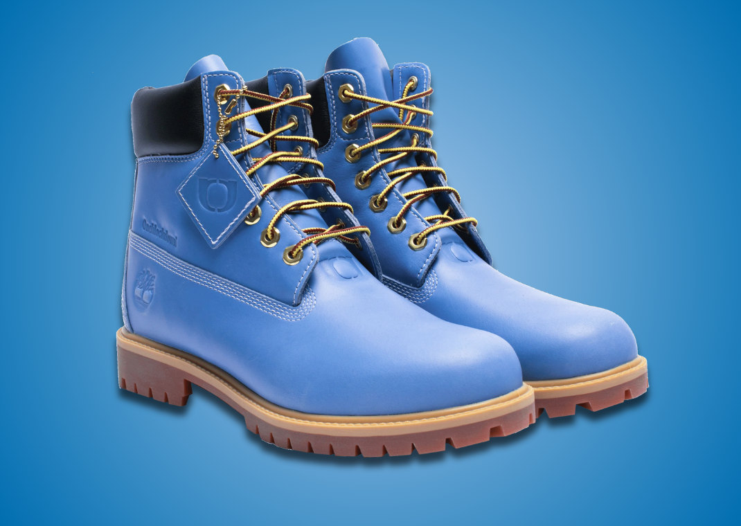 One Block Down x Timberland 6 Inch Lace Up Waterproof Boot Sky - Angle