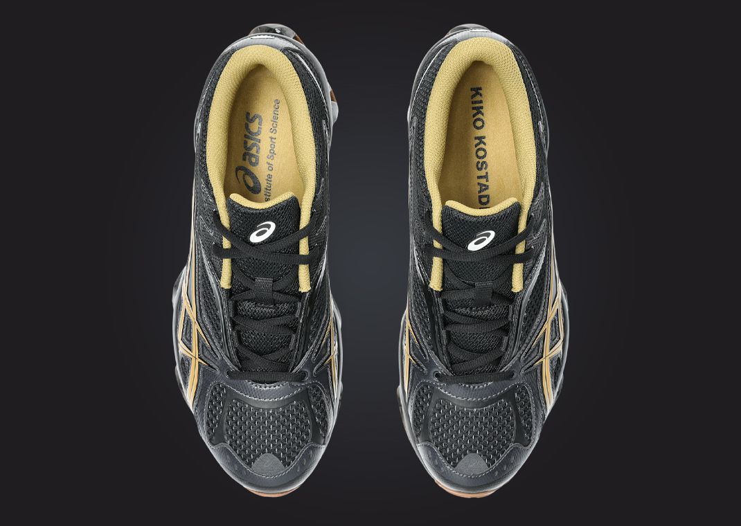 Kiko Kostadinov x Asics Gel-Quantum Zientzia Black Gold Top