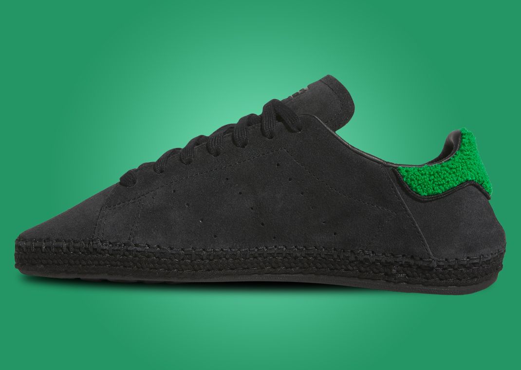 CLOT x adidas Stan Smith Espadrille Black Green Medial