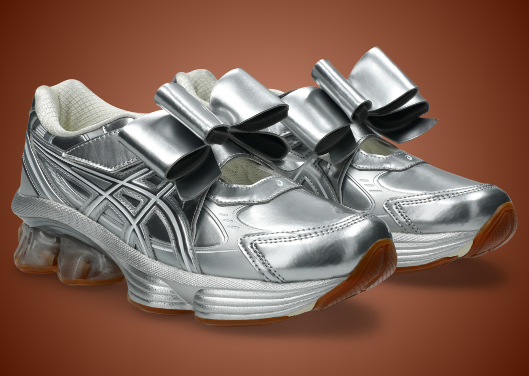 SHUSHU/TONG x Asics Gel-Kinetic Fluent Pure Silver - Angle