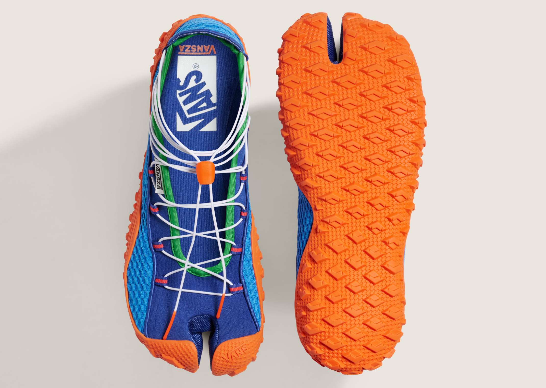 SZA x Vansza LX Tabi Hiker Blue Orange