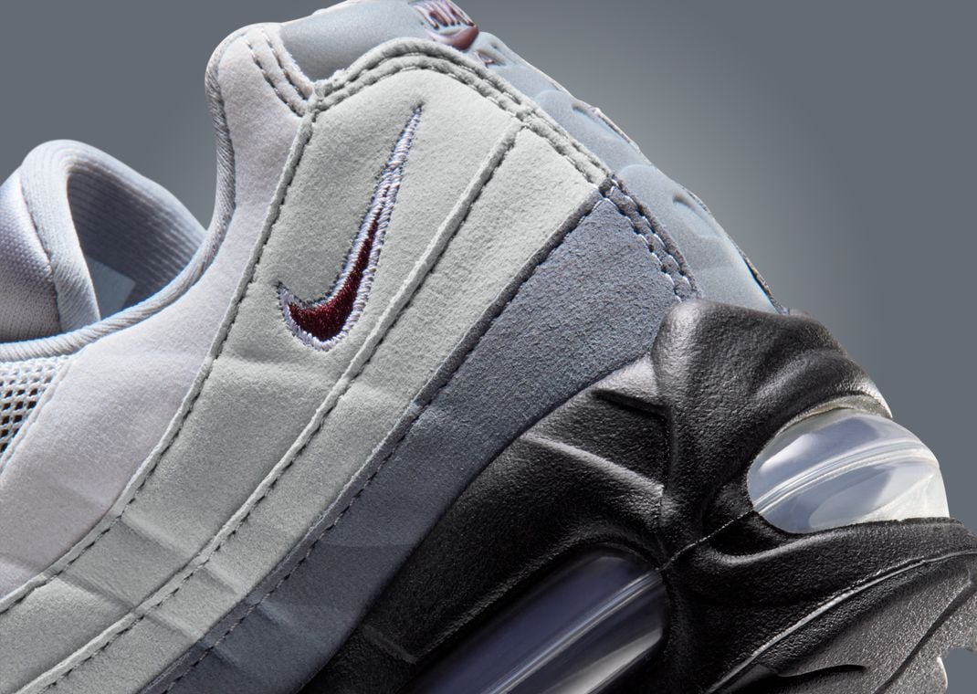 Nike Air Max 95 Smoke Grey Burgundy Crush (W)