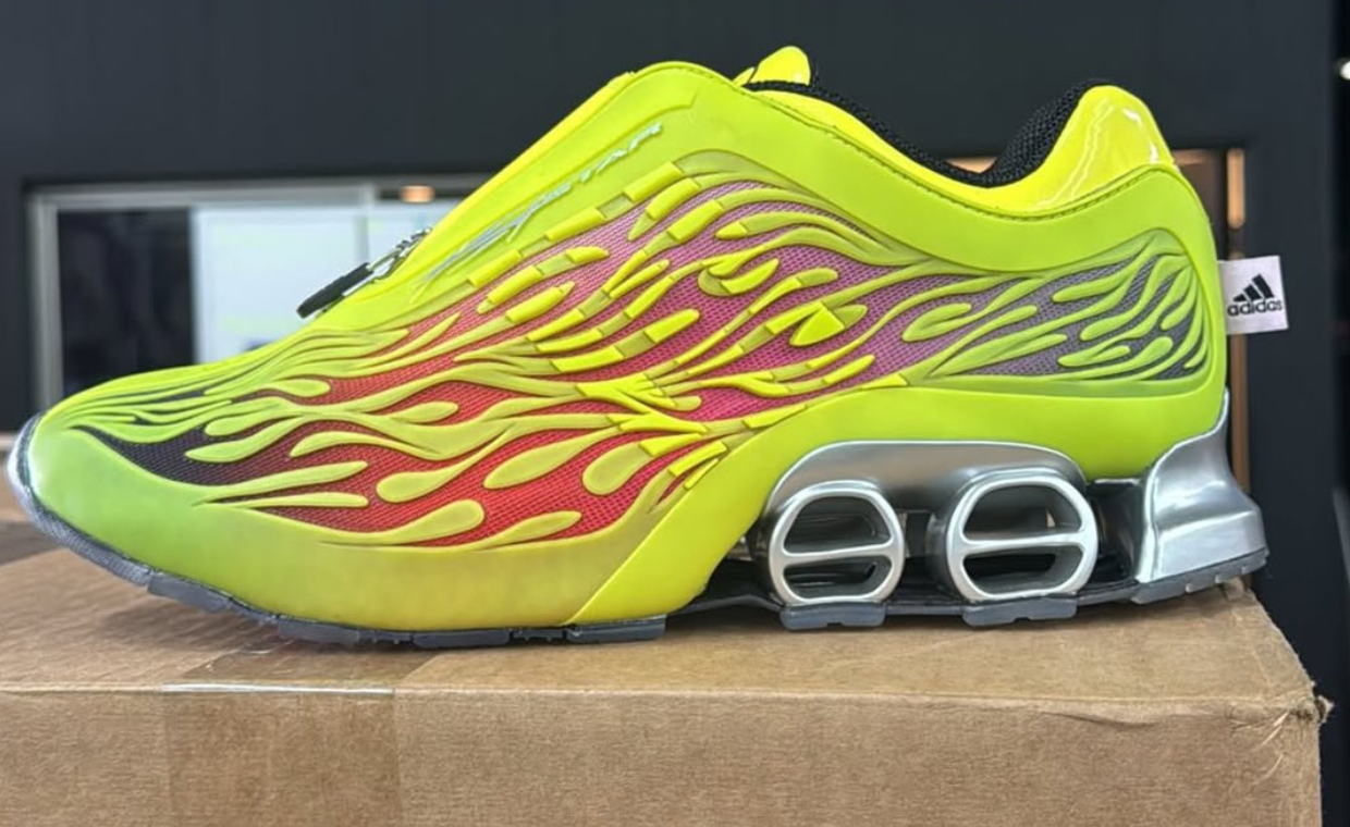 The Fiery Hellstar and adidas Collab Adds a Neon Yellow Megaride S2 