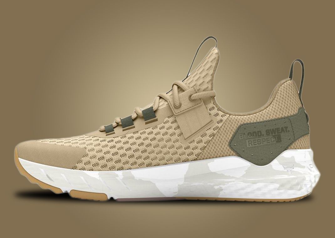 UFC x Under Armour Project Rock BSR 4 Tan Medial