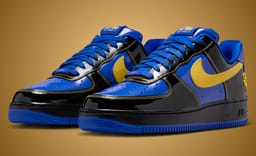 Central Cee’s Black and Blue Nike Air Force 1 is Covered in Patent Leather