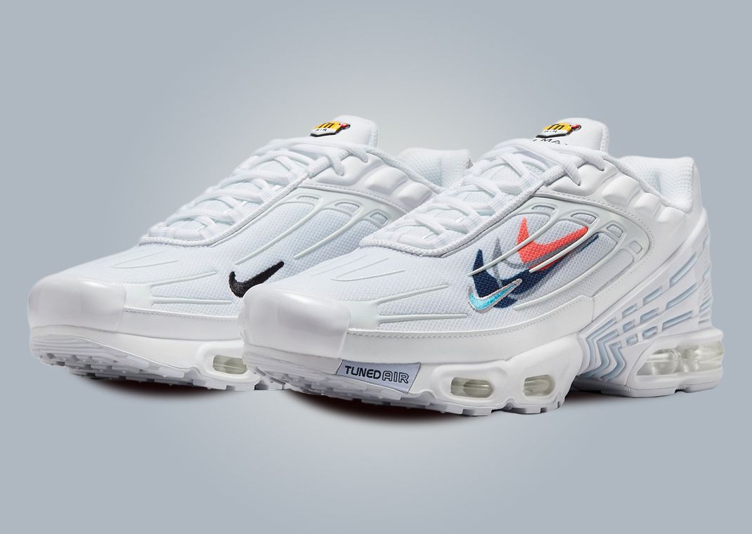 Nike Air Max Plus 3 Quadruple Swoosh White