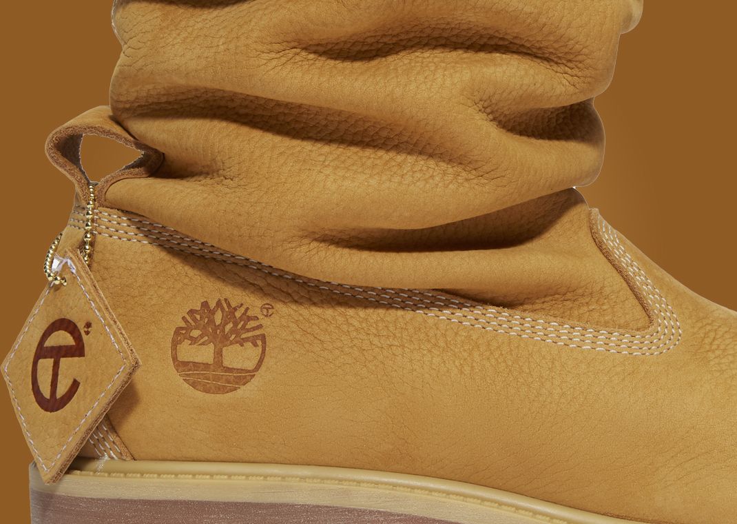 Telfar x Timberland Pull On Boot High Wheat - Heel Detail