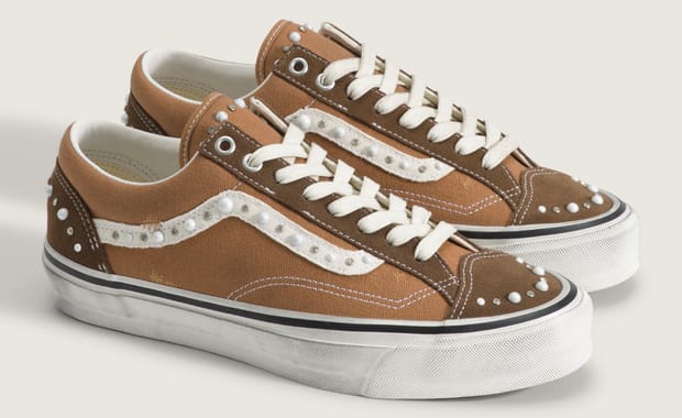 The Vans Old Skool Pearlized Pack adds a Brown Colorway to the Bejeweled Collection