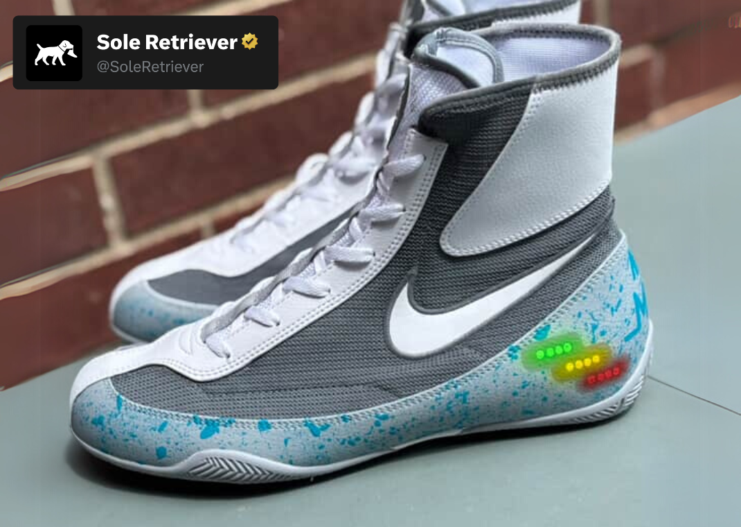 Rolly Romero's custom Nike Air Mag boxing boots