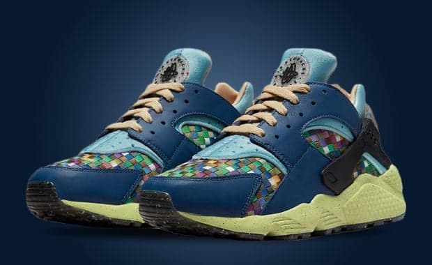 This Nike Air Huarache Crater Comes Woven In Multi-Color