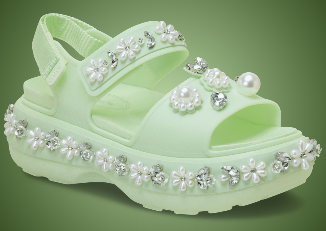 Simon Rocha x Crocs Soho Sandal Jade - Angle