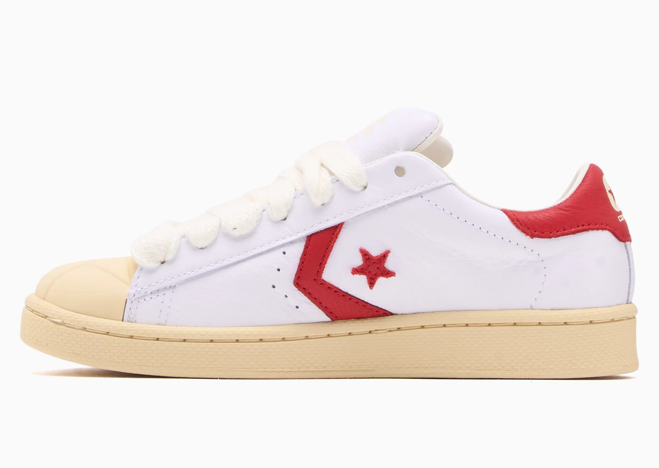 Tyler, the Creator x Converse Pro Leather White Molten Lava - Medial