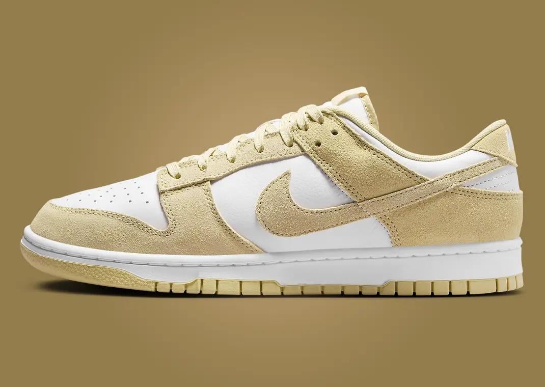 Nike Dunk Low Team Gold Suede