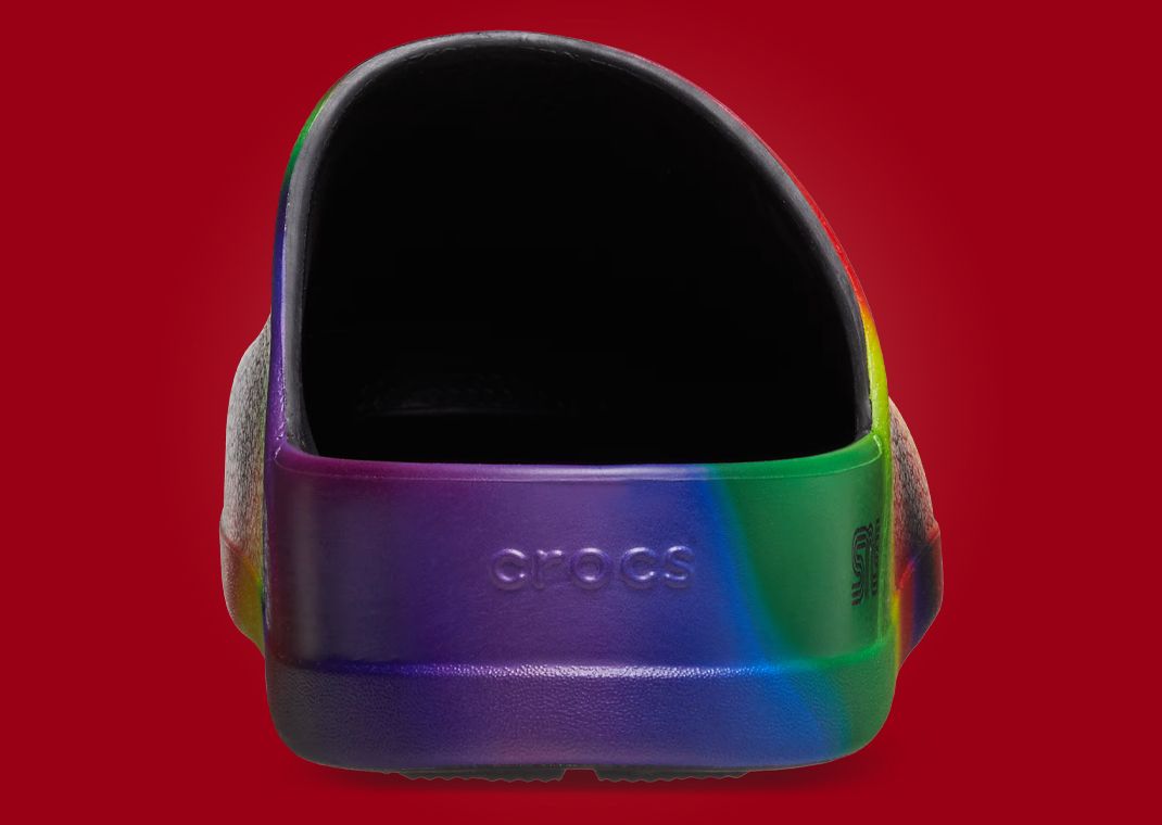 SNS x Crocs Dylan Mule Rainbow Heel