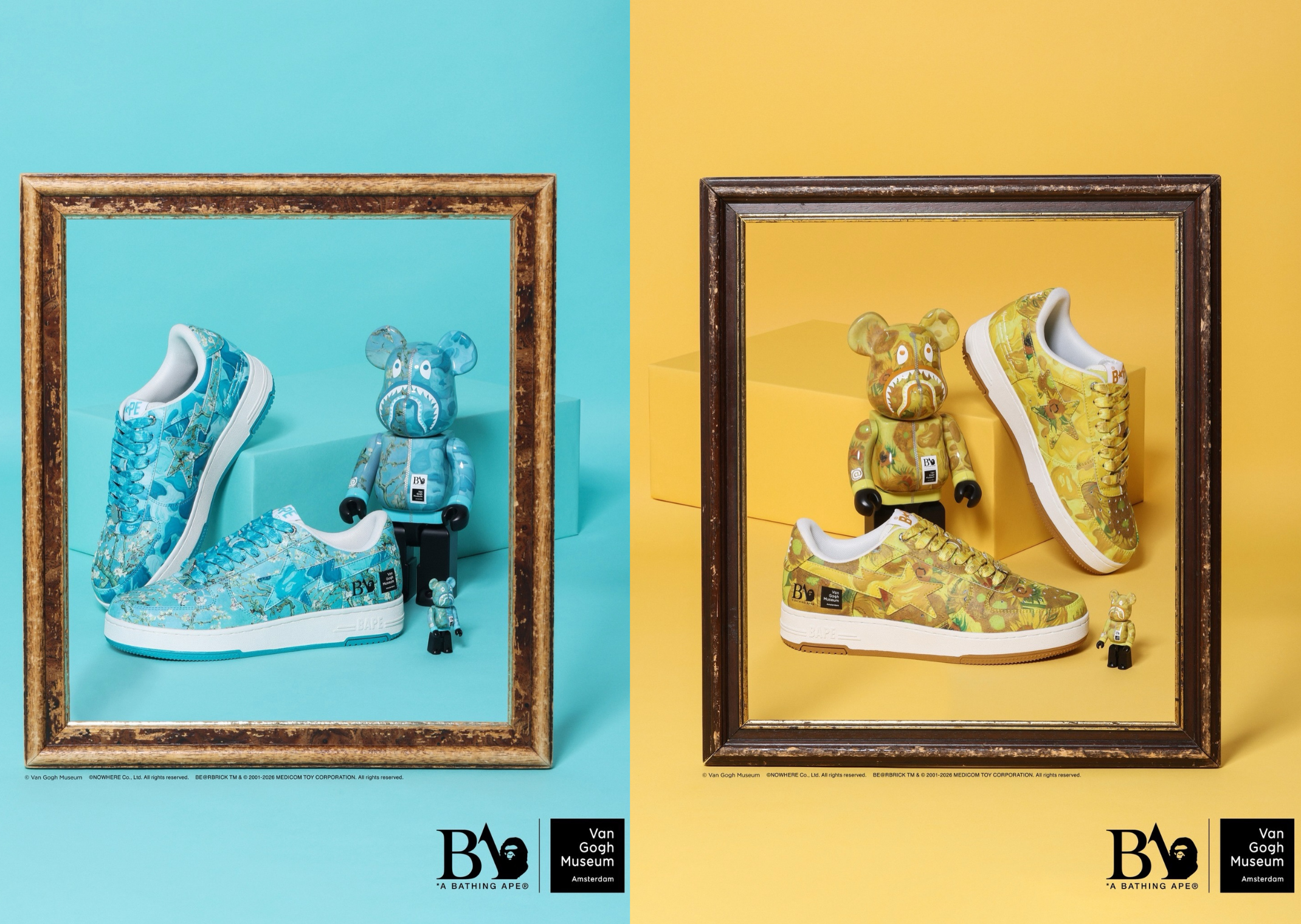 Van Gogh Musuem x A Bathing Ape BAPE STA Pack