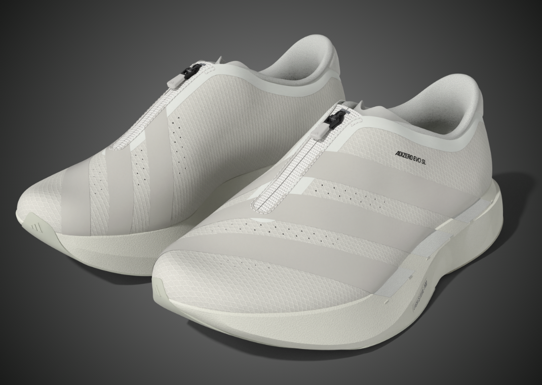 adidas Adizero Evo SL Zip Cream Angle