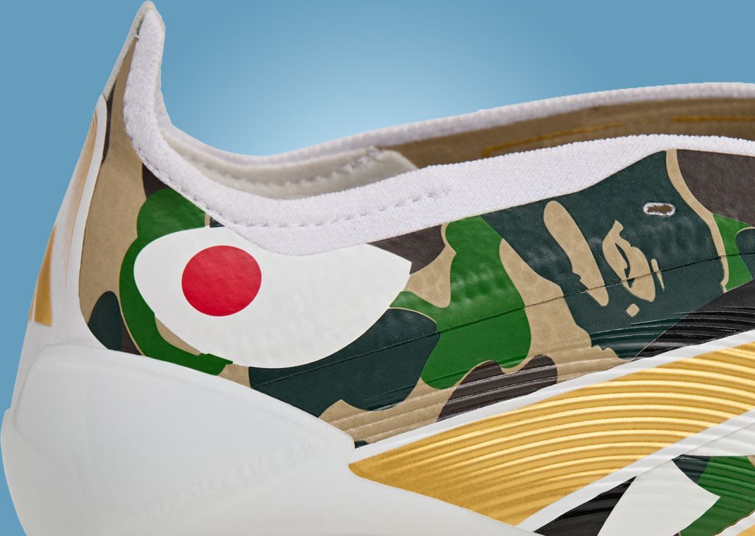 BAPE x adidas Predator Elite Tongue FG - Heel Detail