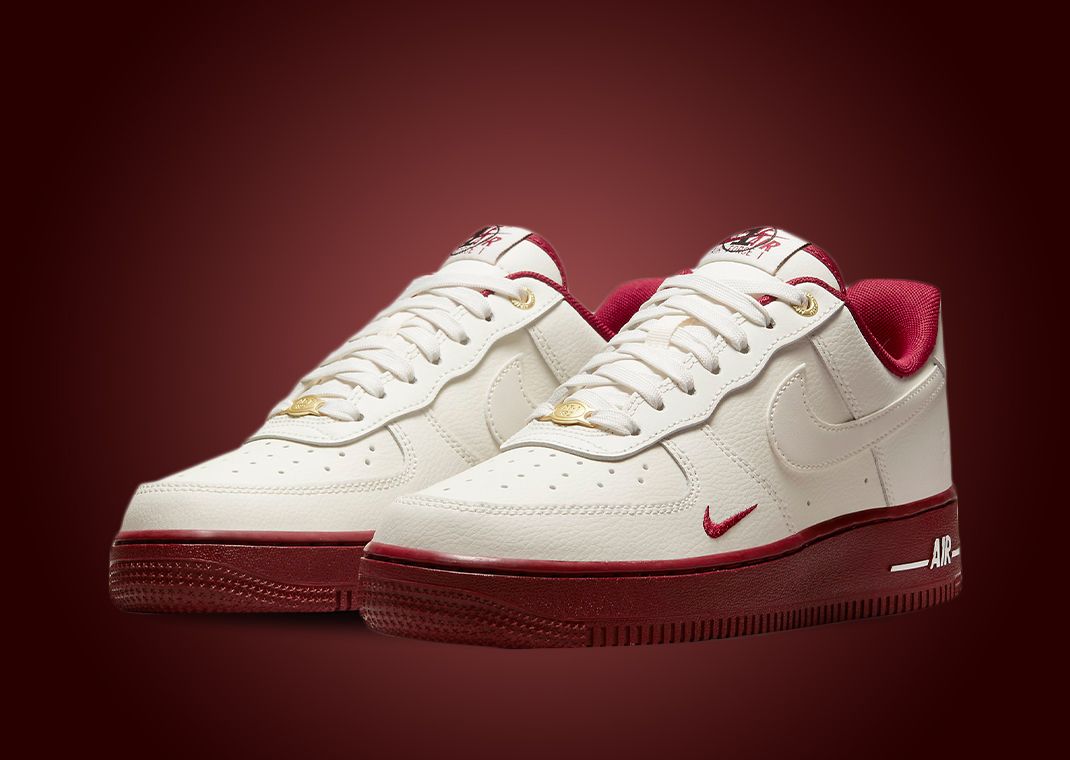 Nike Air Force 1 Low 40th Anniversary Sail Team Red (W)