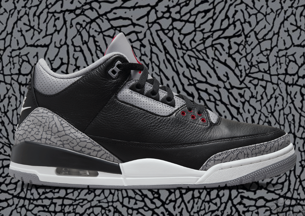 The Air Jordan 3 Retro Black Cement Releases November 2024