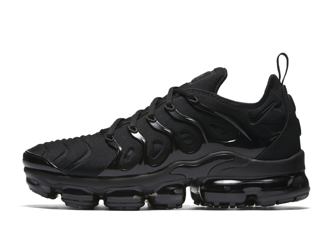 Nike Air VaporMax Plus Triple Black Lateral