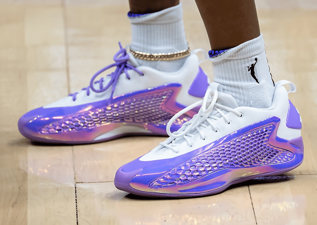 Anthony Edwards' adidas AE 1 Appears in a Purple Colorway for Overtime Select Players Anthony Edwards' adidas AE 1 Appears in a Purple Colorway for Overtime Select Players