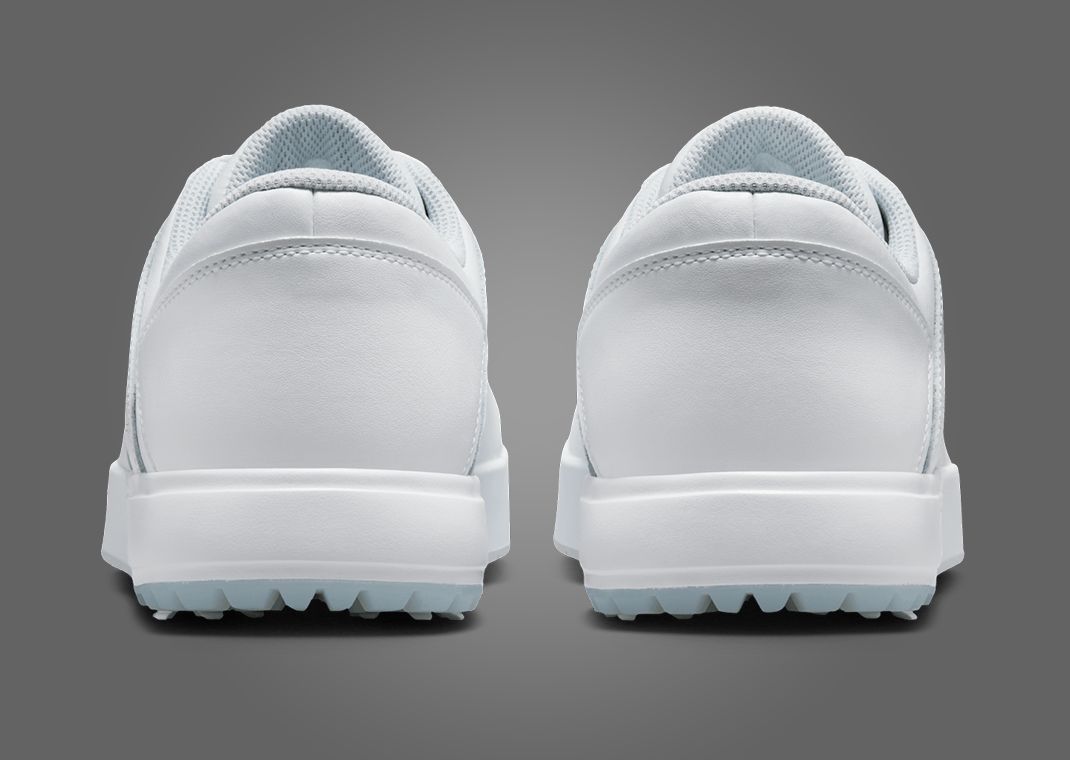 Air Jordan Nu Retro 1 Low Golf Triple White Heel