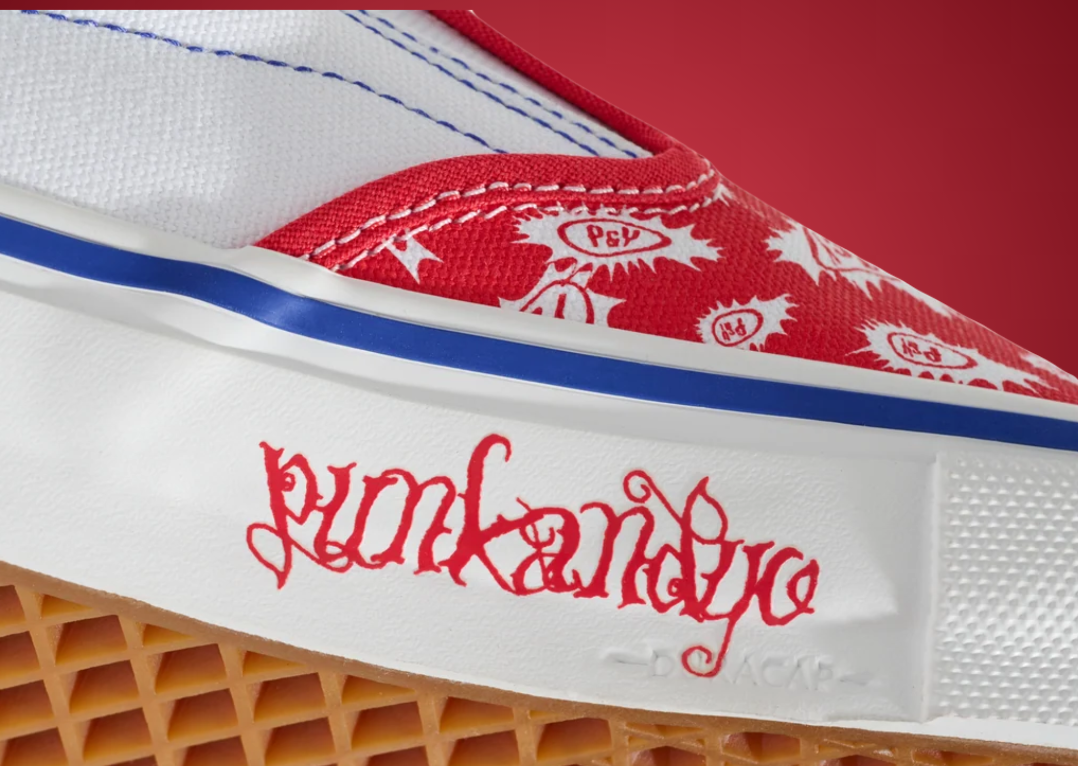 Punkandyo x Vans Classic Slip-On Red