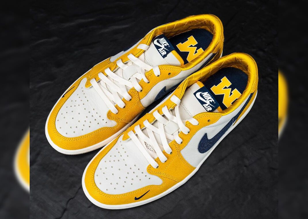 Air Jordan 1 Retro Low OG Michigan PE