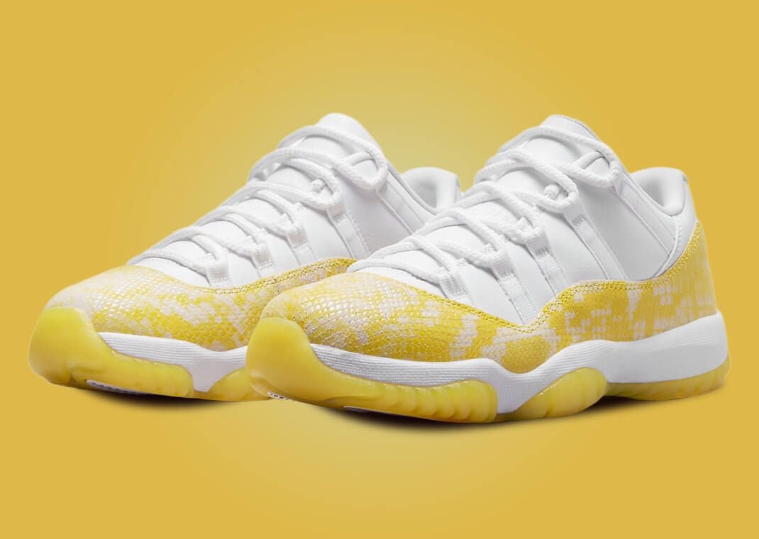 Jordan 11 yellow and black online