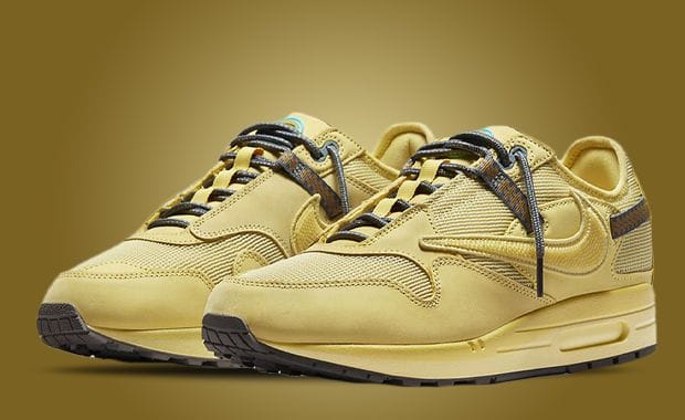 Travis Scott x Nike Air Max 1 Saturn Gold Releasing Soon