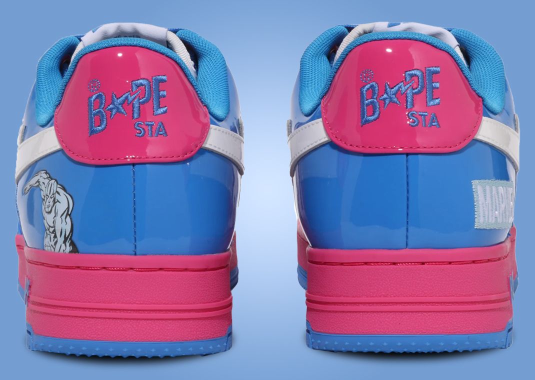 The Fantastic Four x A Bathing Ape BAPE STA Galactus & Silver Surfer Heel
