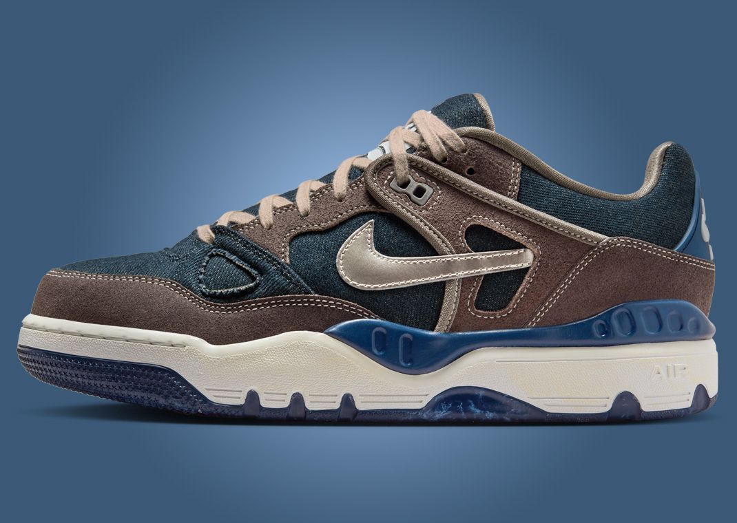 Levi’s x NIGO x Nike Air Force 3 Olive Grey Lateral