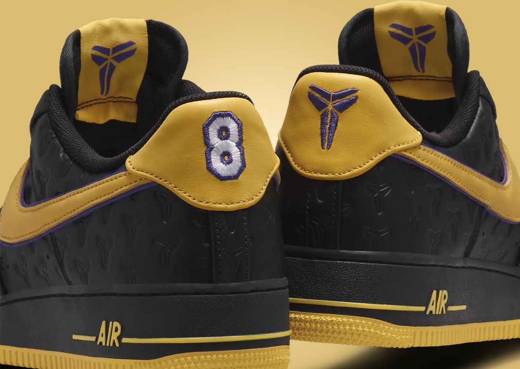 The Kobe Bryant x Nike Air Force 1 Low Black Releases