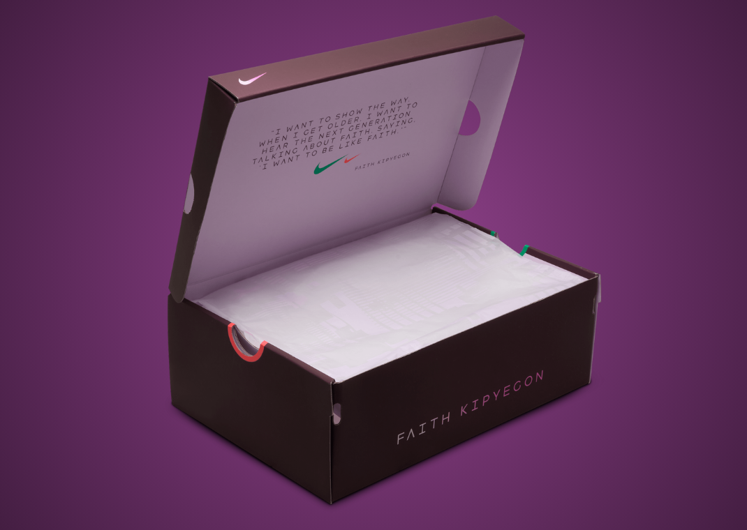 Faith Kipyegon x Nike Air Zoom Victory 2 (W) Packaging