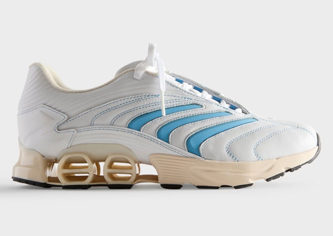 Kith x adidas Predator Megaride White Blue Lateral