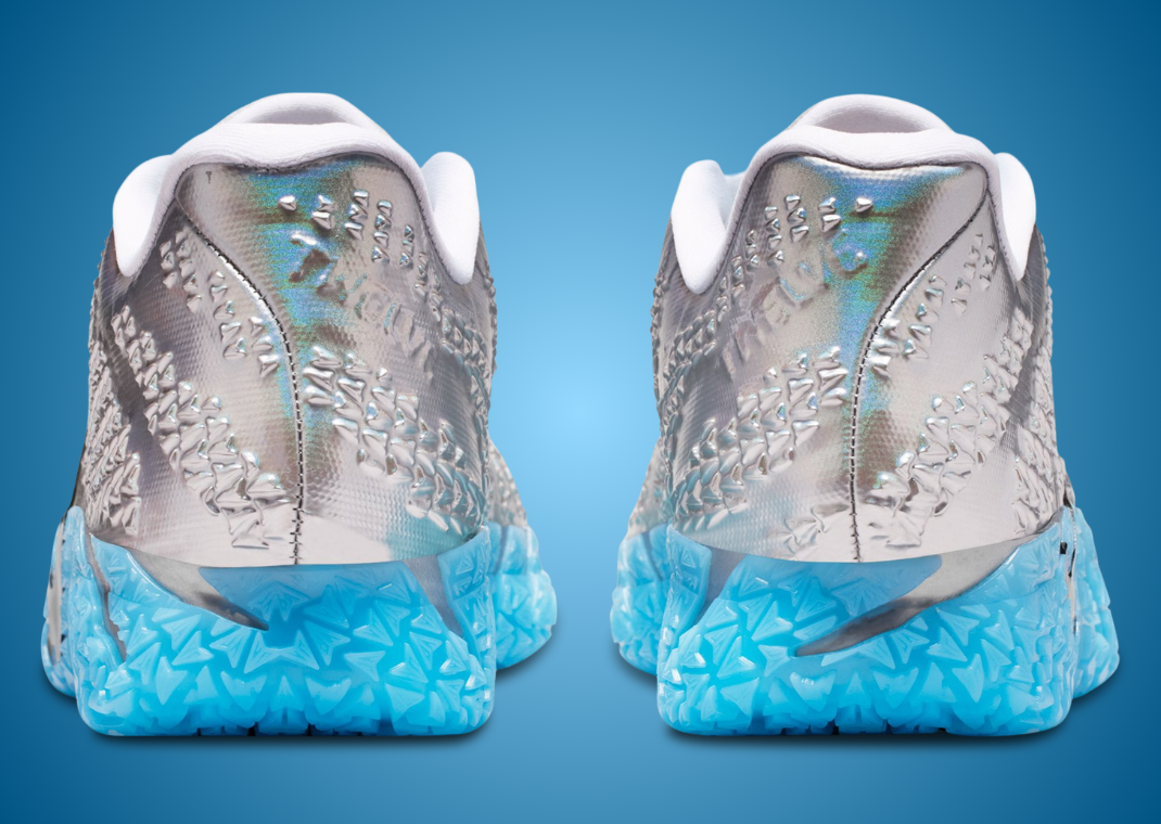 Jurassic Park x Nike Ja 3 Metallic Silver - Back