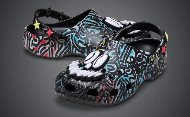 Nigerian Designer Slawn Covers Crocs Classic Clog in All-Over Print Doodles