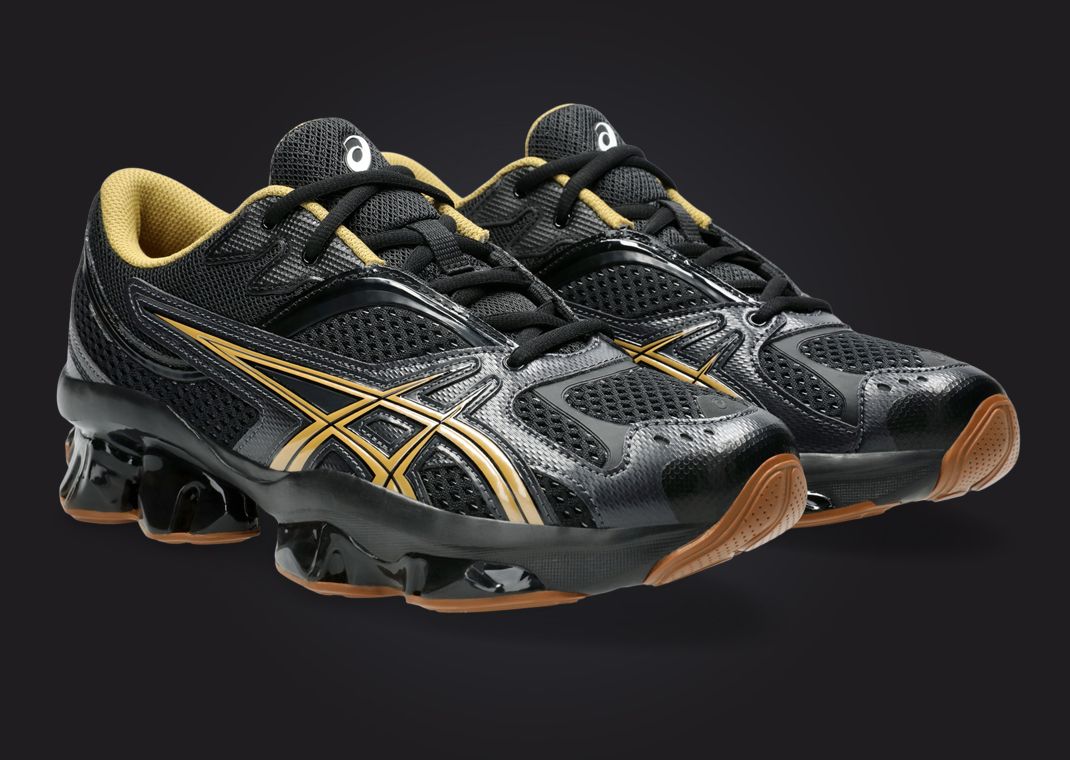 Kiko Kostadinov x Asics Gel-Quantum Zientzia Black Gold Angle