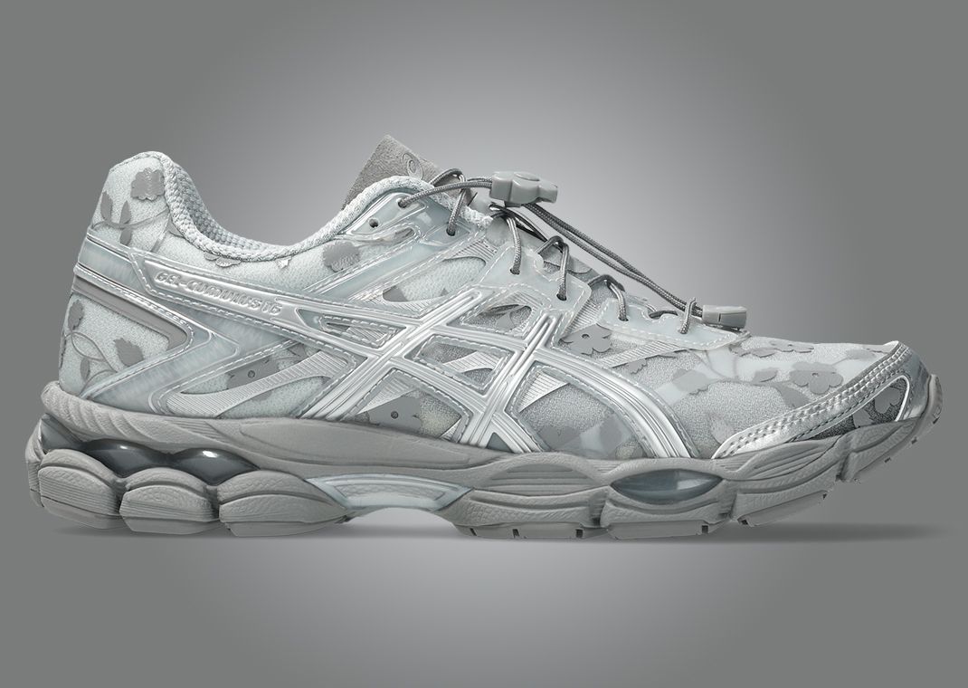 Cecilie Bahnsen x Asics Gel-Cumulus 16 Silver Lateral