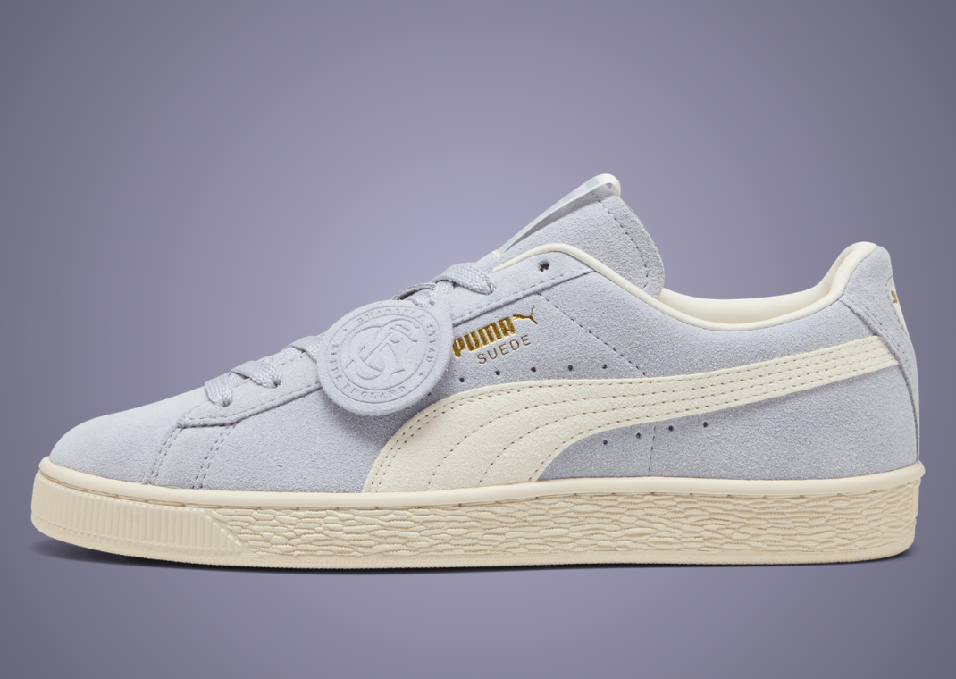 Puma Suede Charles F. Stead Mountain Blue - Lateral