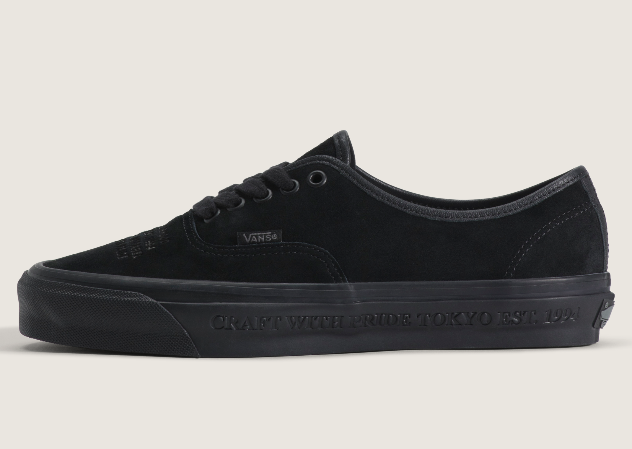 NEIGHBORHOOD x Vans Authentic 44 Black - Lateral 