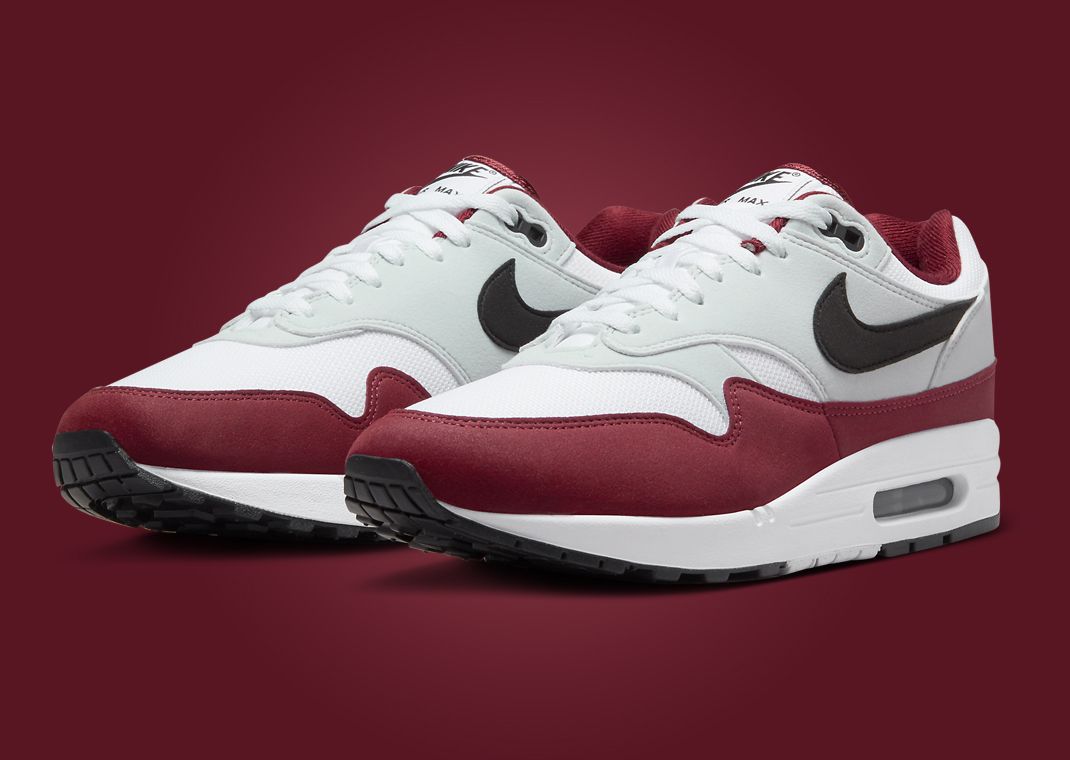 Nike Air Max 1 Dark Team Red Angle