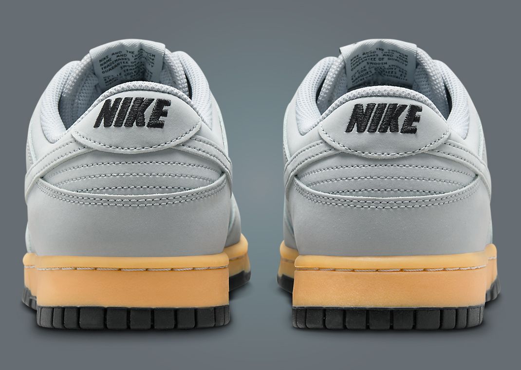 Nike Dunk Low Retro Wolf Grey Gum Heel