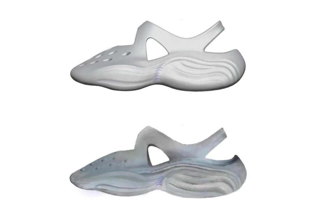 Crocs Diffuser 3D model white
