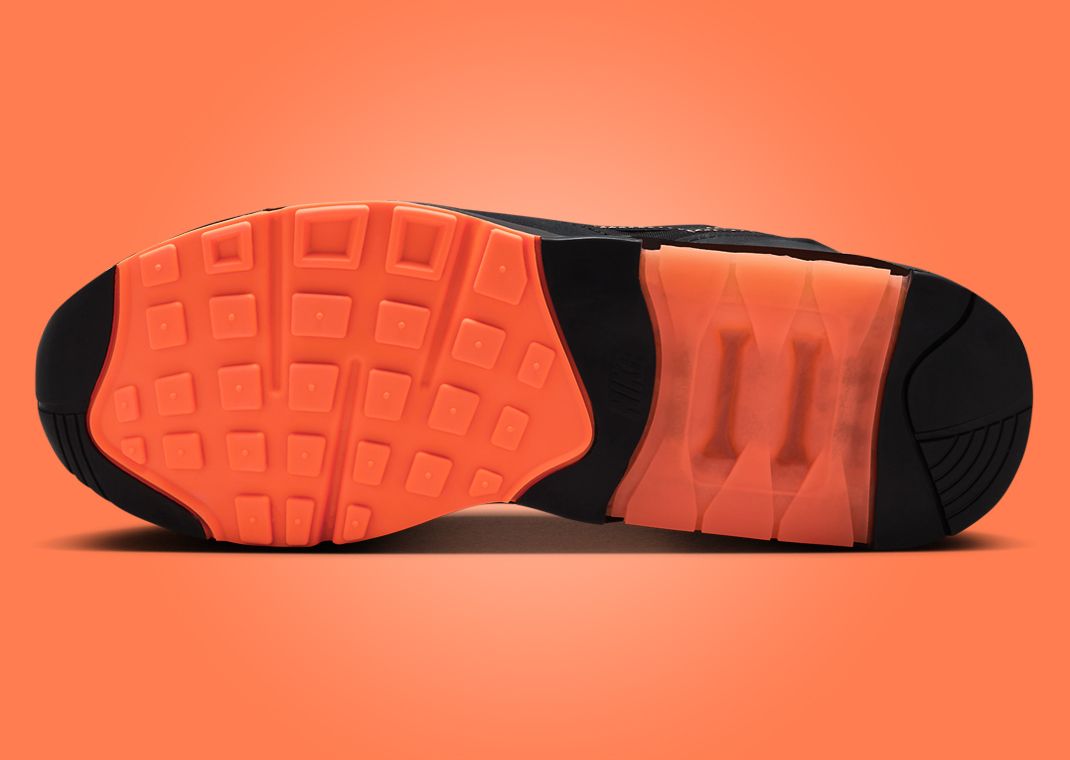 Nike Air 180 Black Hyper Crimson Outsole