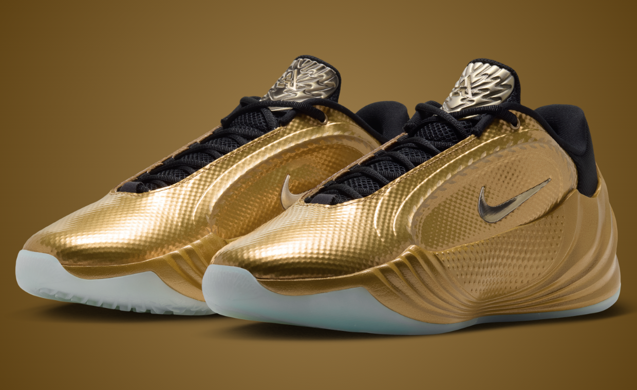 Go For the Gold with the Nike Giannis Freak 8 Metallic Gold