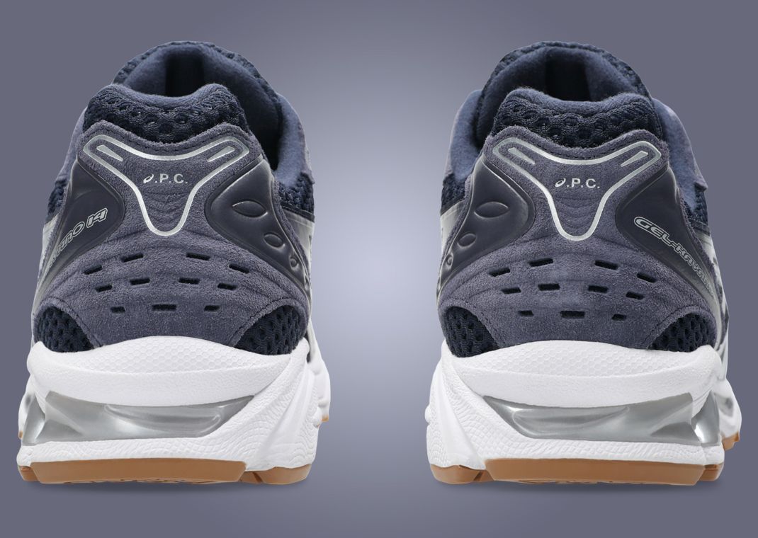 A.P.C. x Asics Gel-Kayano 14 Navy Heel
