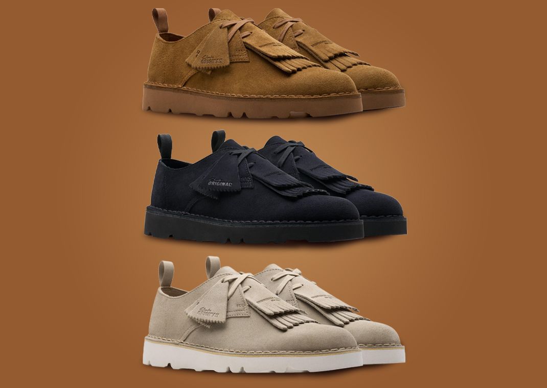 Engineered Garments x Clarks Originals Desert Khan Pack